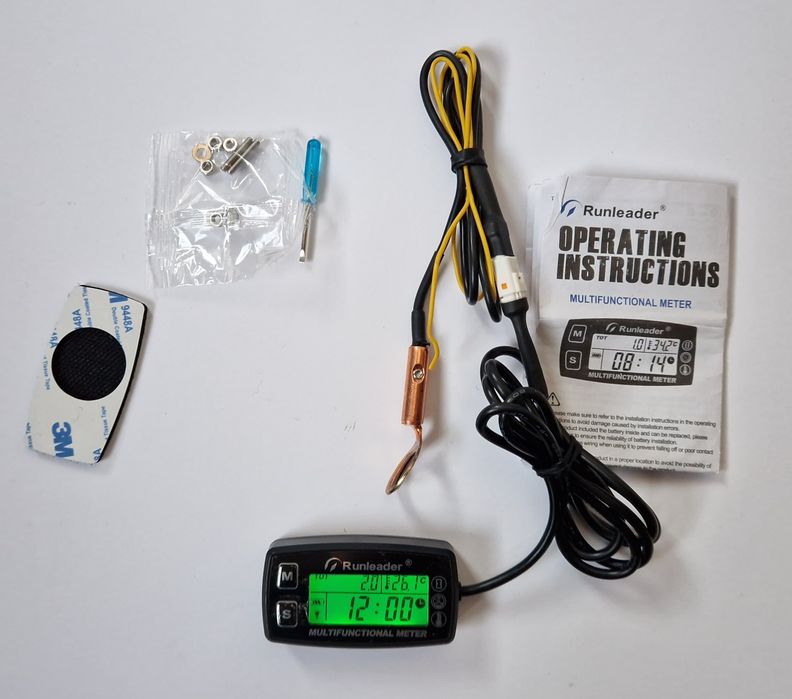 Obrotomierz RPM, termometr, Paralotnia, PPG