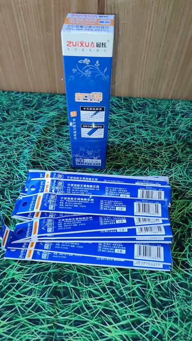 Ручка-стирачка гелева синя