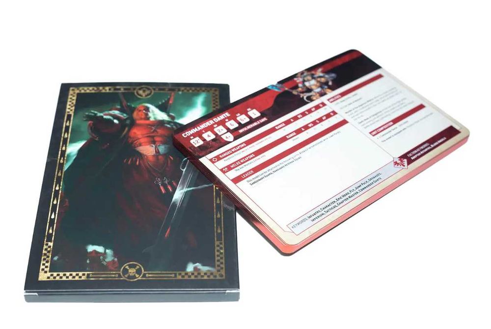 Codex Supplement and Datasheet Cards Blood Angels - 10th Edition