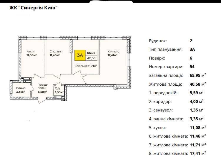 Без % Продаж 3 к квартири, вул. І. Кочерги 17А, ЖК Синергія Осокорки Позняки Григоренка