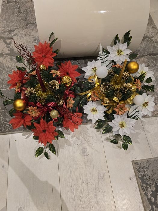 Stroik bożonarodzeniowy wiązanka świąteczna