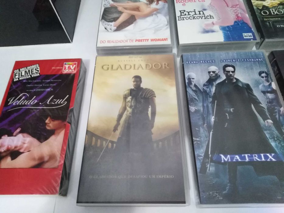 Cassetes VHS - Gladiador/Matrix/Beleza Americana/Coyote Bar (Desde 1€)