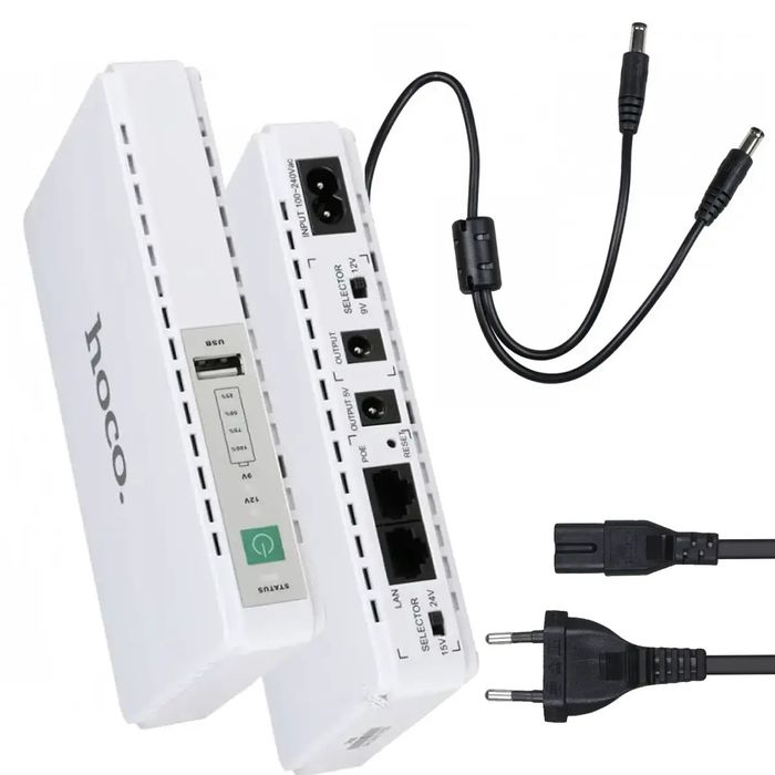 ДБЖ для роутера Hoco DB25 5V/9V/12V 8800mAh UPS | Безперебійник для роутера | Повербанк