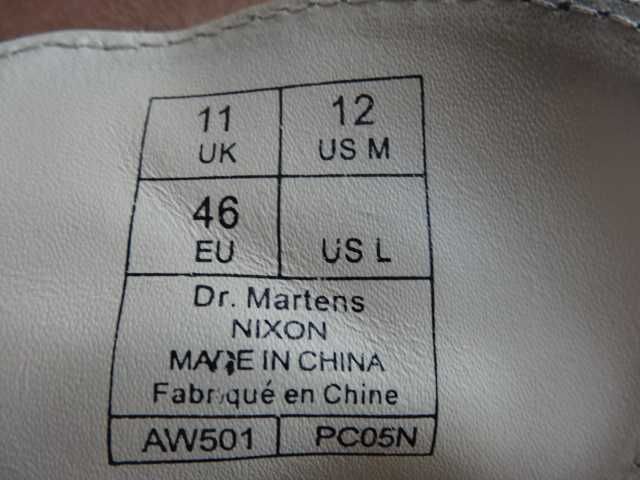 Buty Dr. Martens NIXON roz 46 Glany