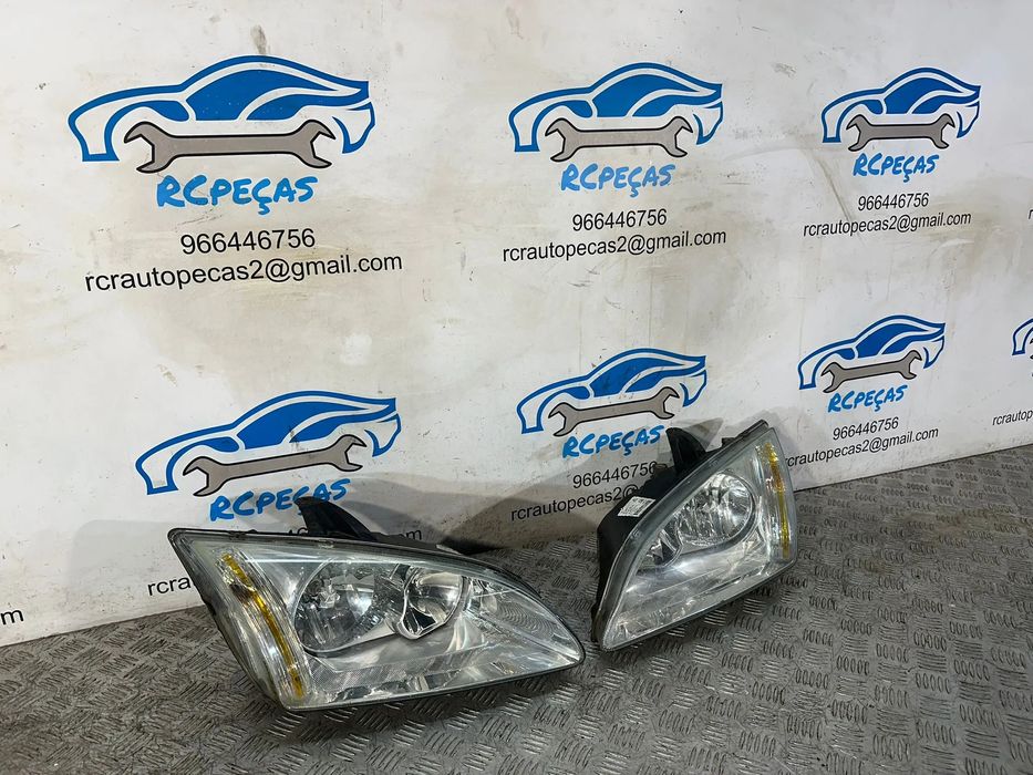 Conjunto Otica Farois Frente Frontal Esquerda Direita Ford Focus 2