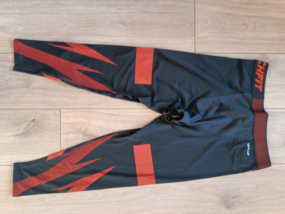 Legginsy kompresyjne męskie Adidas 3/4 techfit compression roz. XL