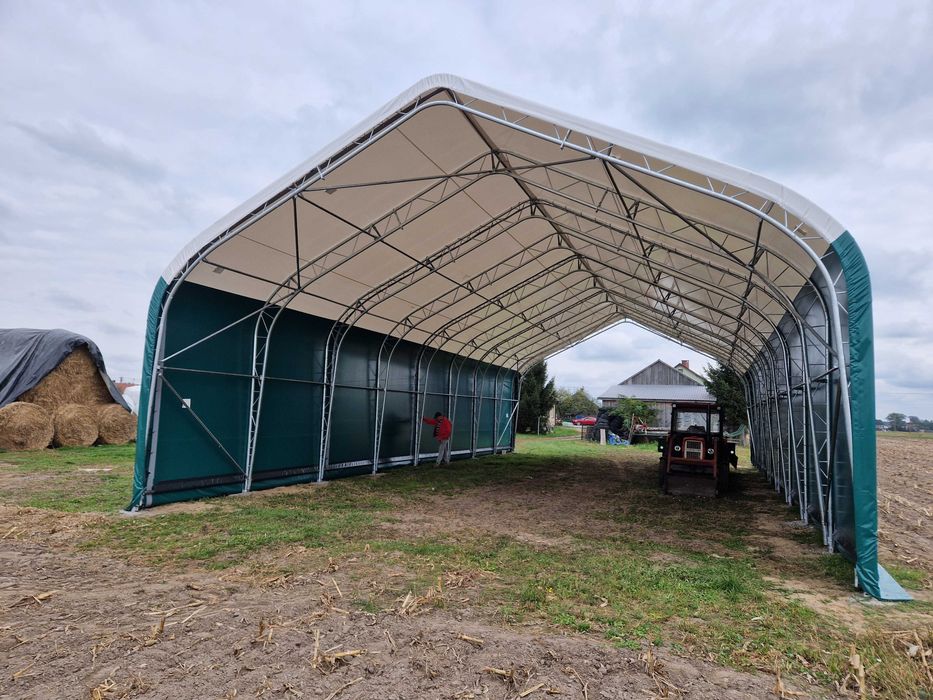Hala łukowa 10x20,6,2 200m2 bale namiotowa rolnicza agro