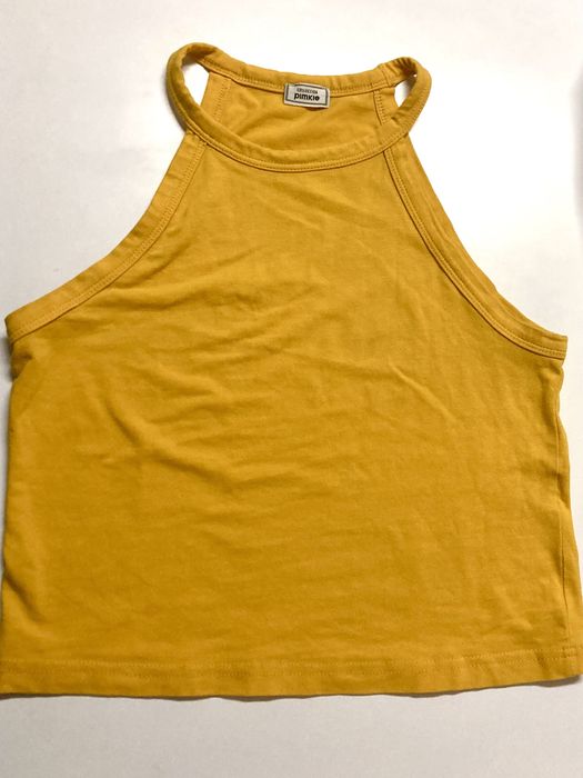 Top amarelo da Pimkie