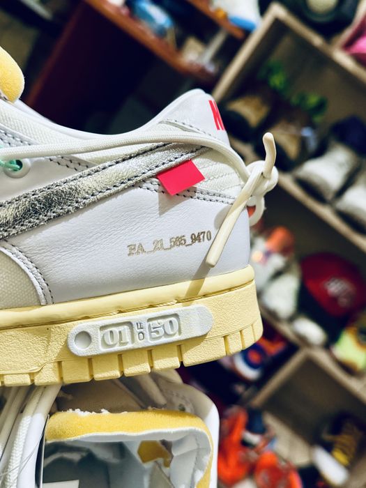 Nike Dunk Low Off-White Lot 1 off 50