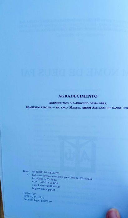 Em nome de Deus Pai- Da Contemplação Gnóstica à Prática do Mistério