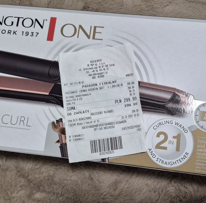 Prostownica i lokówka w jednym Remington Straight&Curl styler
