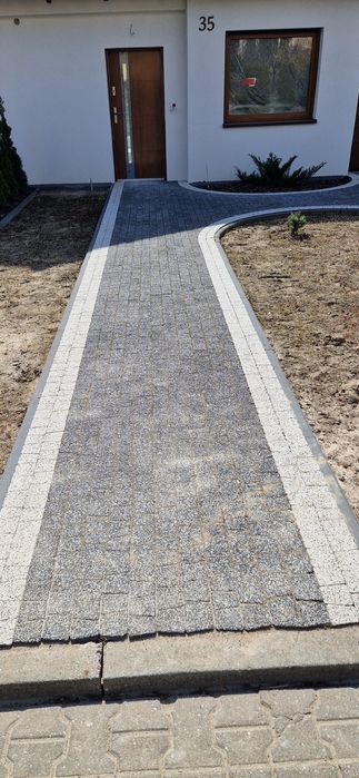 UKŁADANIE KOSTKI BRUKOWEJ *** schody *** tarasy *** mała architektura