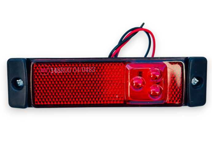Lampa obrysowa LED - obrysówka - długa ładnie świeci - 12/24V - Ol-Mot Kutno