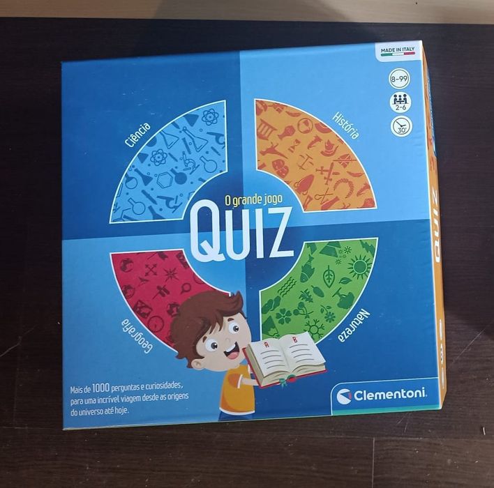 Jogo de tabuleiro "O grande jogo Quiz"
