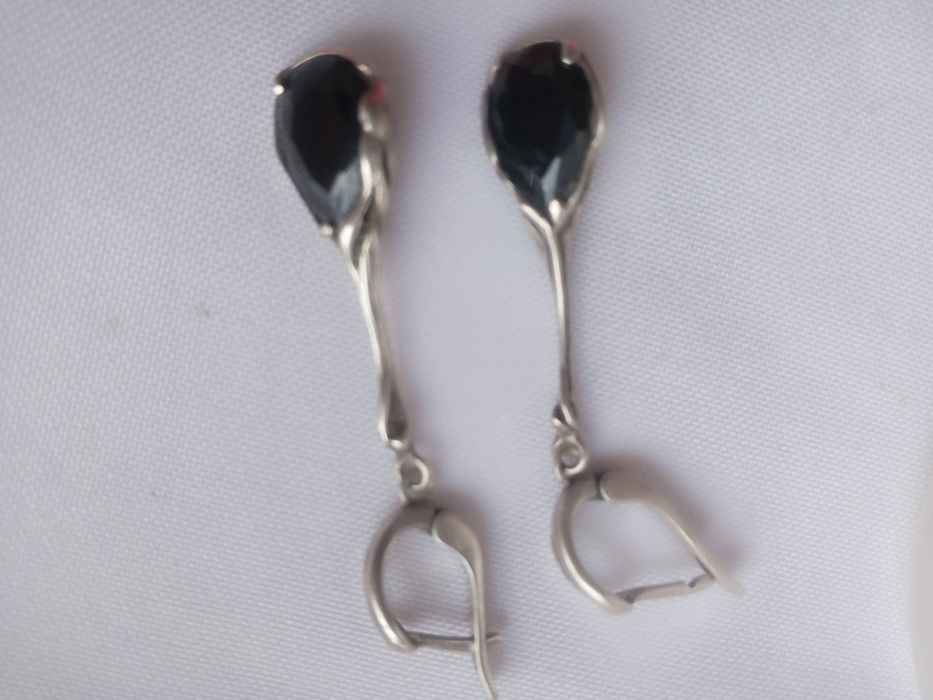 Продам сережки сережки срібло агат