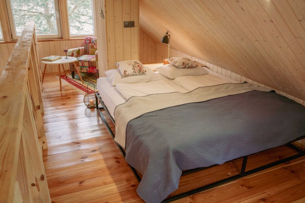 Domek w lesie nad rzeką Marycha,  Zelwa,  Podlasie