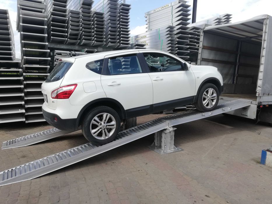 Najazdy Aluminiowe 4m 5500kg cert. CE Włoskie od ręki