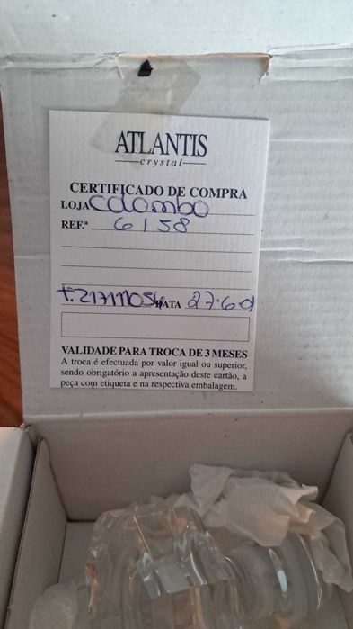 Atlantis Garrafa Cristal Nova