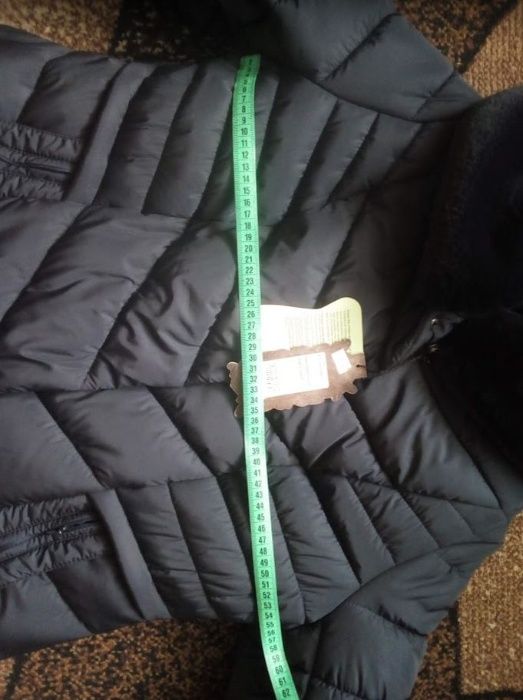 Женский пуховик длинный, 58 размер