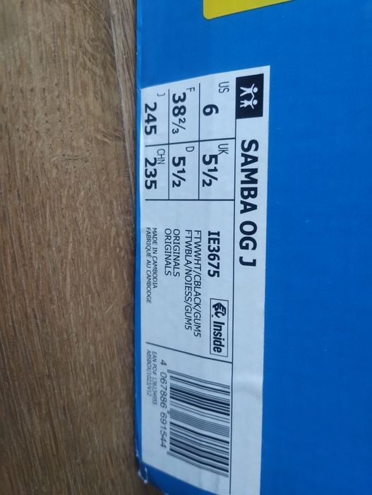 Adidas samba 38 2/3 nowe