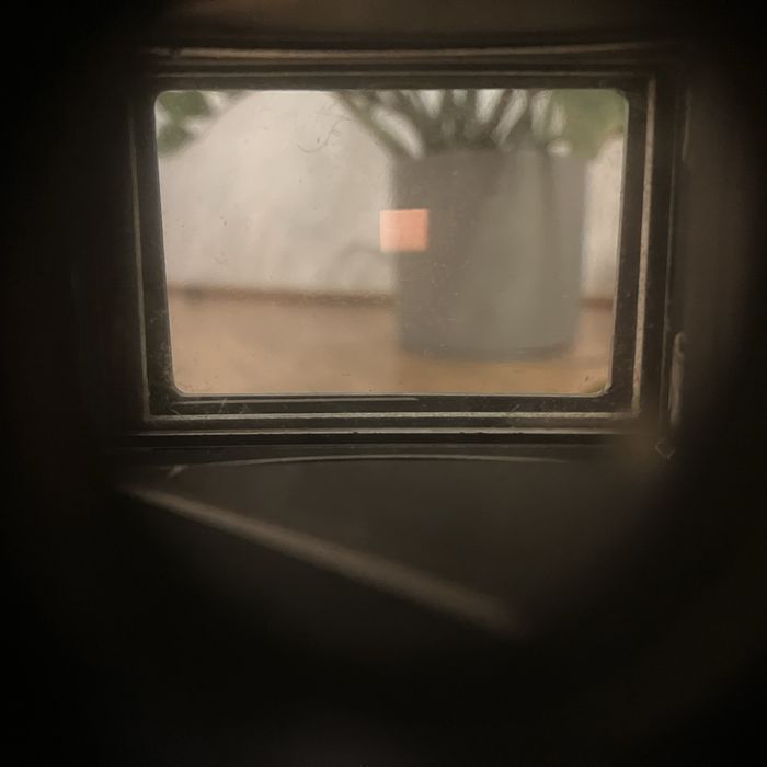 Mamiya Press 23 Sekor 100mm f/3.5 kaseta 6x9 na film 120 grip