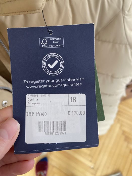 Жіноча куртка пальто Regatta 50-52 розмір