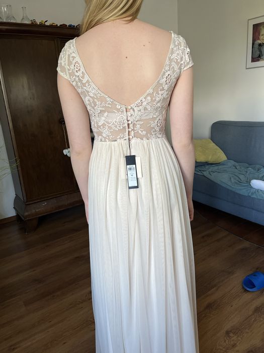 Unikat Vila tiulowa sukienka  XS Nowa