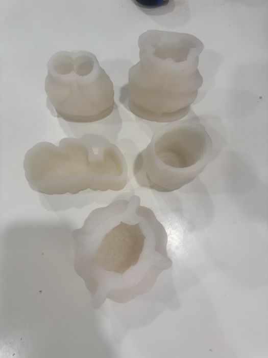 Lote de 5 moldes de silicona
