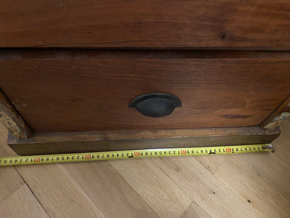 Regał łódka mango palisander, vintage, drewno, indyjski, retro, szafka