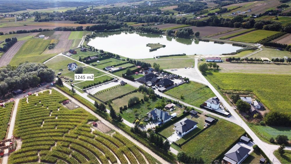 Działka budowlana 1245 m² | Łopuszka Mała | 100 m od zalewu | Media - Widok 3