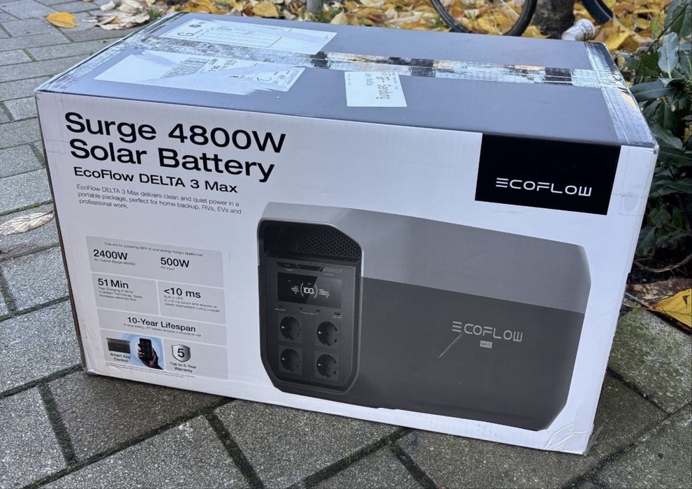 Зарядна станція EcoFlow DELTA 3 Max (FD3M-G-EU-CBOX)