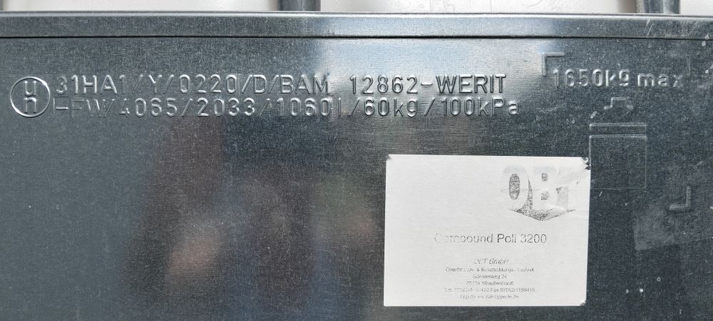 Kontener na płyny IBC