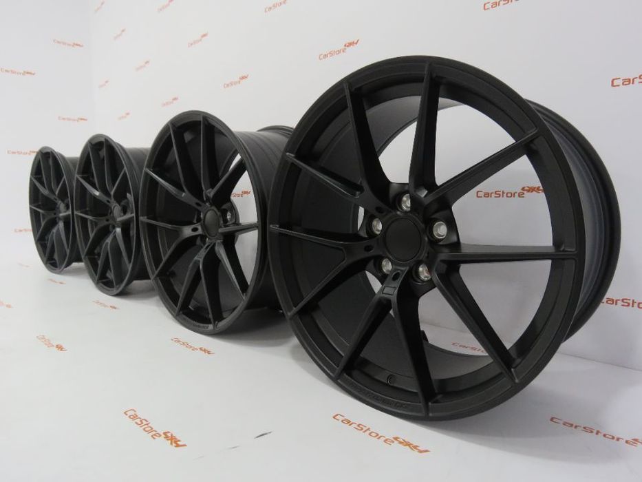 Jantes Look Bmw M4 Cs 18 x 8 et34 + 9 et 41 5x120 Preto Matte