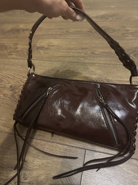 Сумка Zara, новая, бордовая
