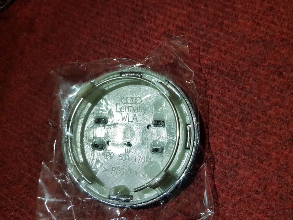 4 Centros jante Audi 69mm A3 A4 TT A5 Q3 Q7