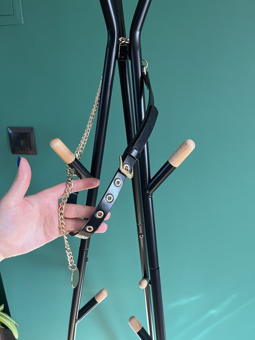 Pasek silver srebrny złoty gold łańcuch got rebel s chain