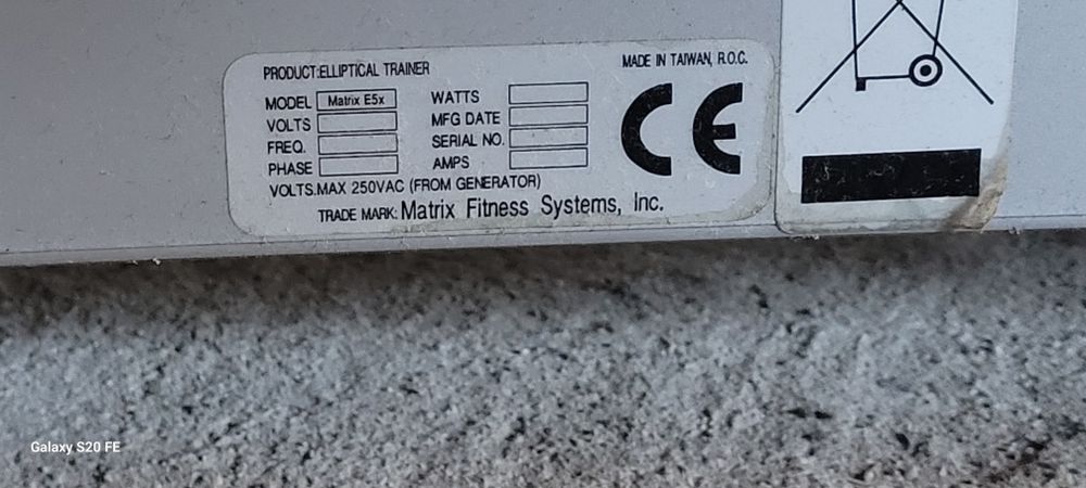 Orbitrek matrix e5x