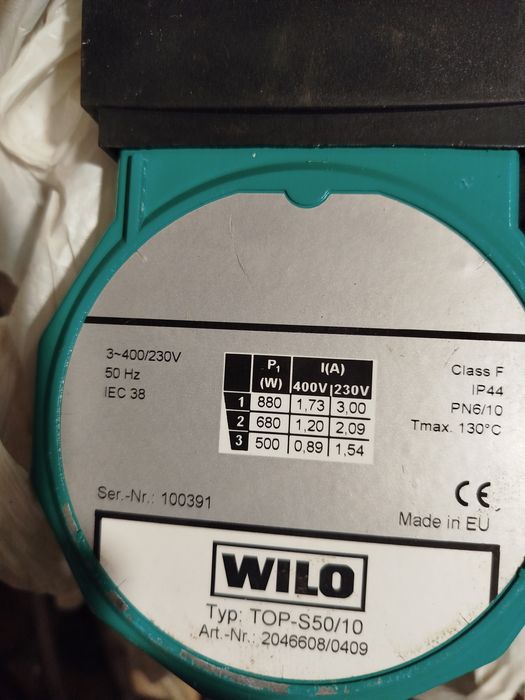 Продам циркуляційний насос vilo TOP-s50/10