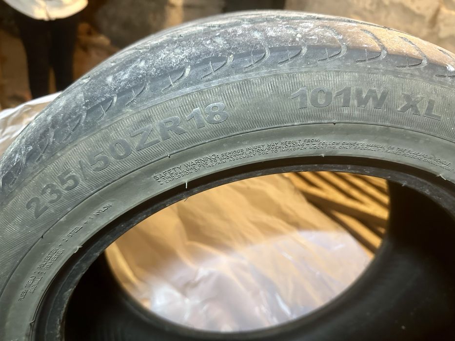 Літні шини 4 шт. б/в Powertrack Cityracing 235/50 ZR18 101W XL