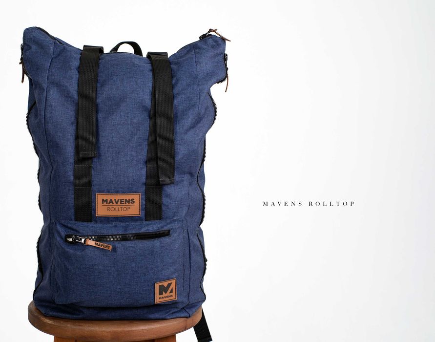 Mochilinha Mavens Rolltop para bagagem de mão,Ryanair Wizzair 40x20x25