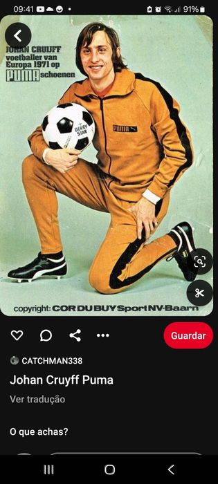 Chuteiras edicao especial  johan cruyff  n 44