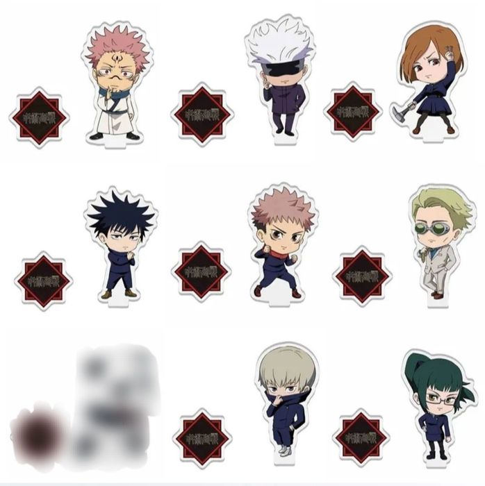 Магическая битва/Атака на титанов/Attack on titan акриловые фигурки/ст