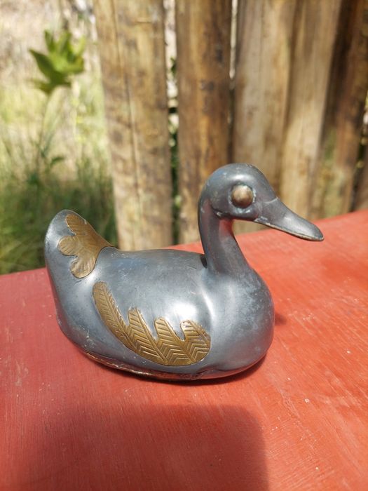 Pato vintage porta joias