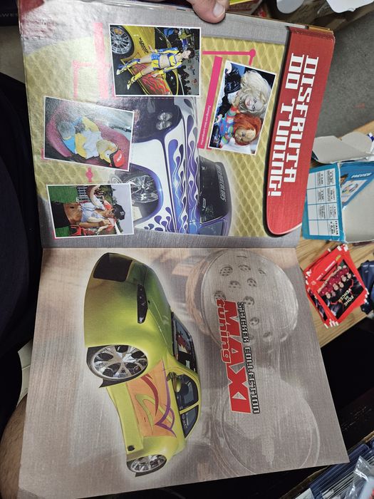 Caderneta completa Maxi Tuning com Poster Central mt boas condições