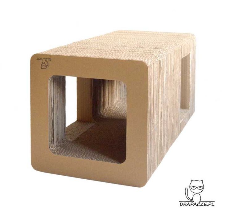 Drapak tekturowy drapacze Cube 30 Eko tunel