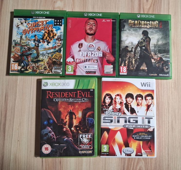 Gry PS3 PC Xbox Assassin's FIFA  Hitman NBA  Disney Resident Evil Warcraft Space Invaders Wiedźmin Commando  Sims