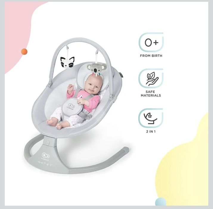 Cadeira elétrica balanço para bebé