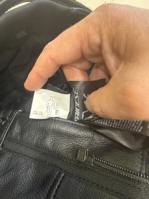 Calças mulher Dainese mota couro - como novas.