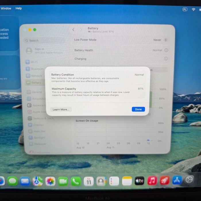 Apple MacBook Air M1 | 8GB RAM | 256GB | W 100% sprawny | Okazja