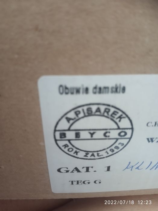 Buty skórzane damskie 38